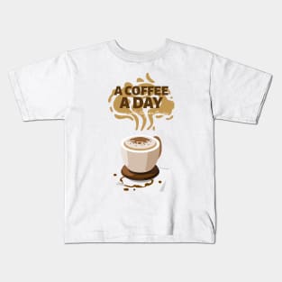 Coffee Lover cappuccino Kids T-Shirt